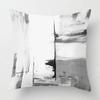 Modern Gray Black Abstract Geometric Cushion Cover Home Decor Pillow Cover Sofa Throw Pillow Cover