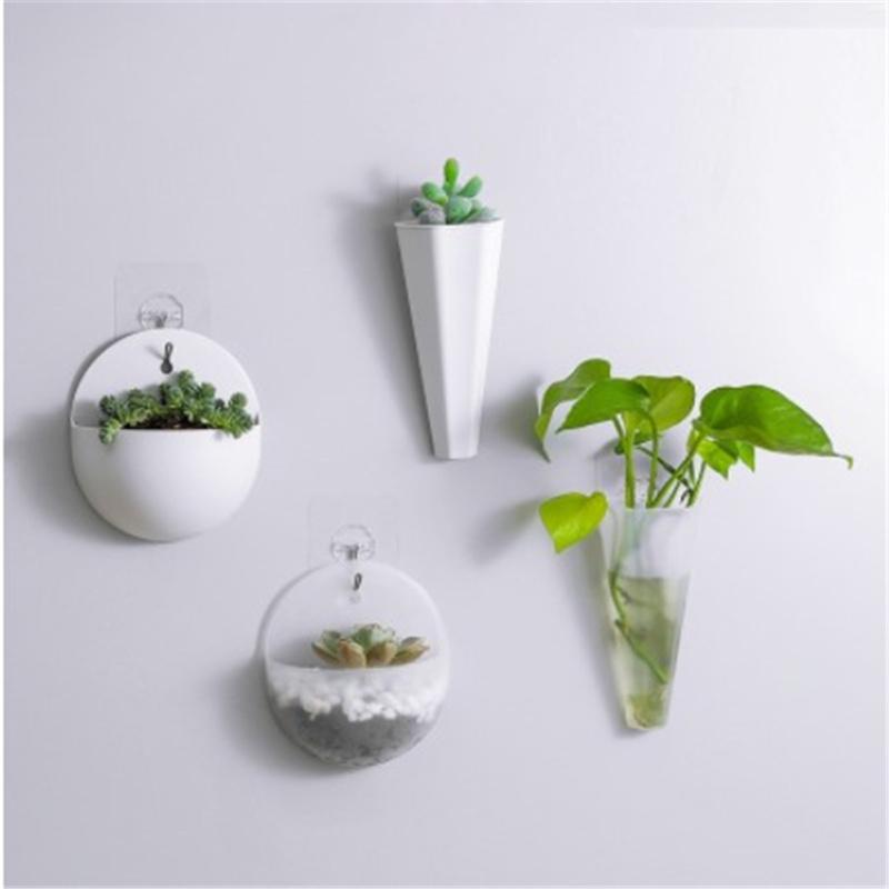 Multifunctional Wall-mounted  Vase Flower Pot Home Wall Decoration Ornaments