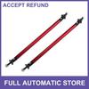 200mm Adjustable Front Bumper Lip Splitter Strut Rod Tie Support Bar Red
