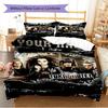 Name Custom Tokio Hotel Pattern Bedding Set Quilt Cover Pillowcase Home Decor Gift (1 * Duvet Cover + 2 * Pillowcase, Without Core)