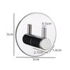 304Stainless Steel Hook Strong Door Rear Coat