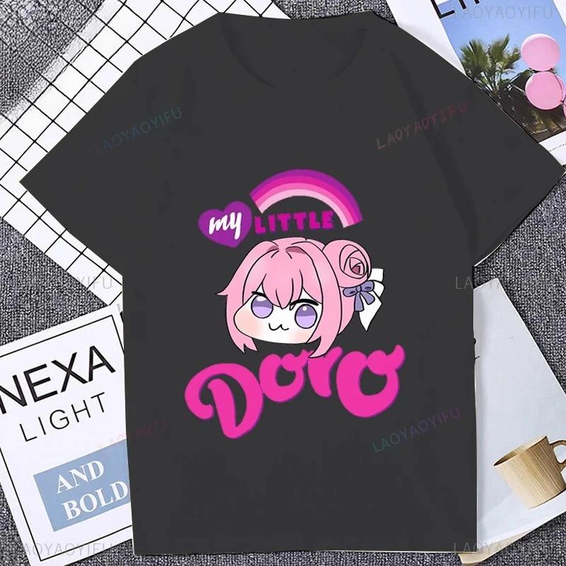 Funny Doro Meme Cosplay T-shirt Nikke Anime Cartoon Game Graphic Csaual Fashion Short Sleeve Tshirt Harajuku Otaku Tees