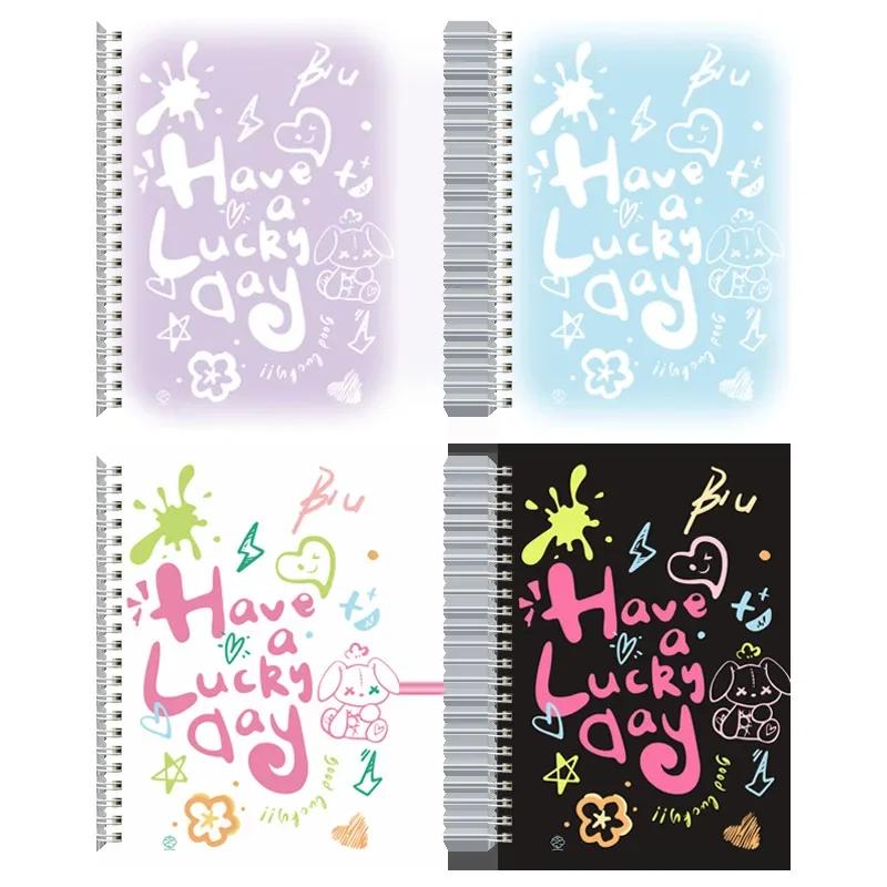 A5 Coil Notebook Graffiti Nice Big Notebook Cute Coil Notebook Student Notebooks and Journals Office Accessories Daily Planner