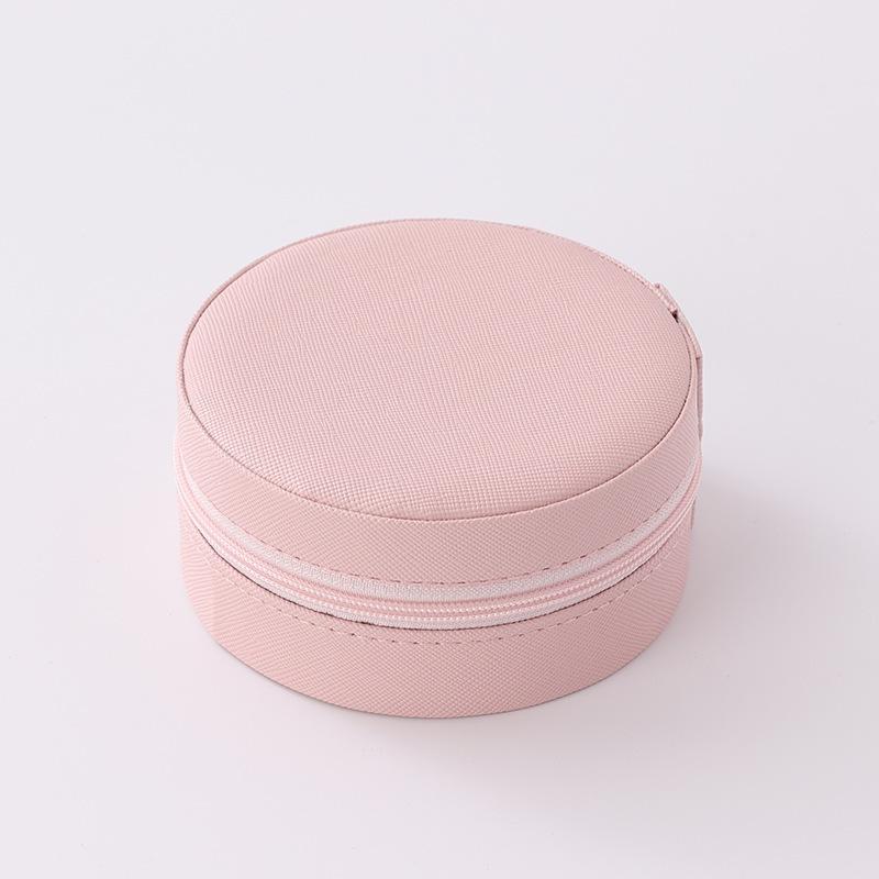 Portable Jewelry Box Storage Box Travel Jewelry Earrings Ring Necklace Jewelry Box Macaron Color Mini