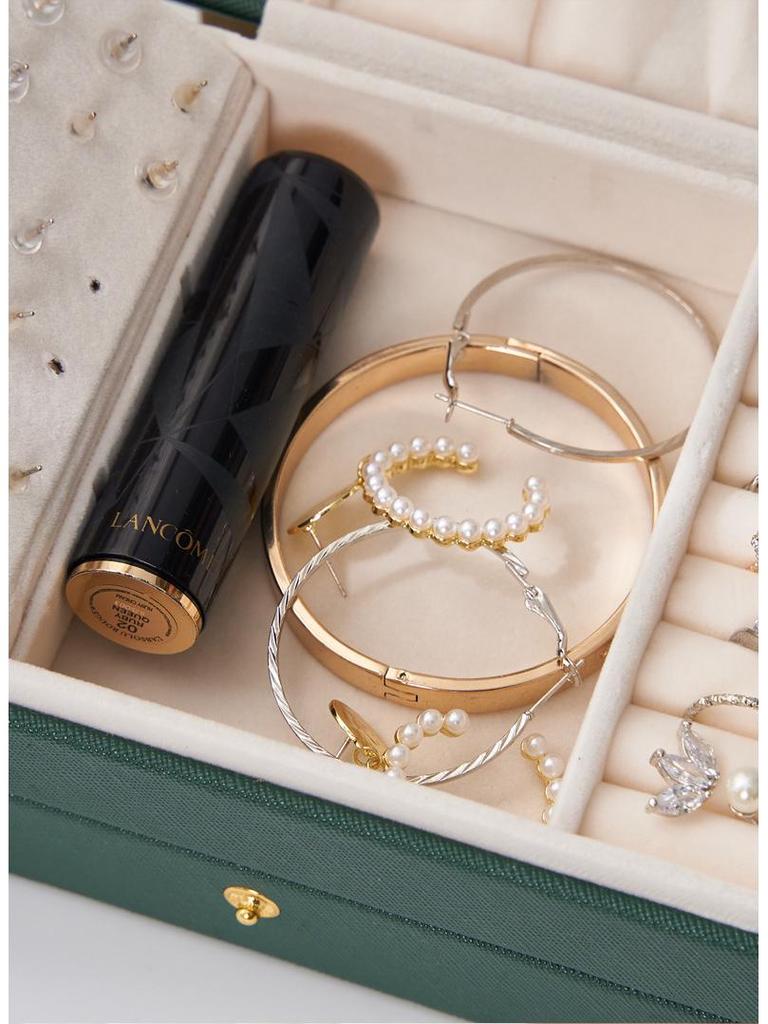 Multilayer Jewelry Storage Box for Necklaces, Rings, and Earrings