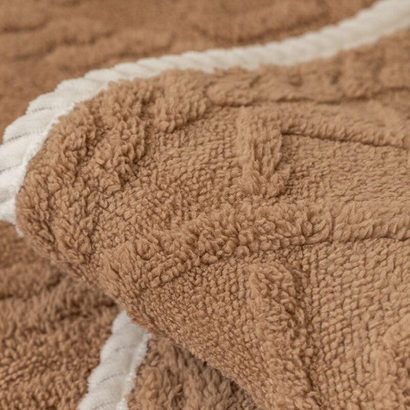 Morse Soft Winter Warm Plush Sofa Covers Slipcovers Sofa Toalha Antiderrapante Capa de Sofá para Sala de Estar 1 2 3 4 Lugares