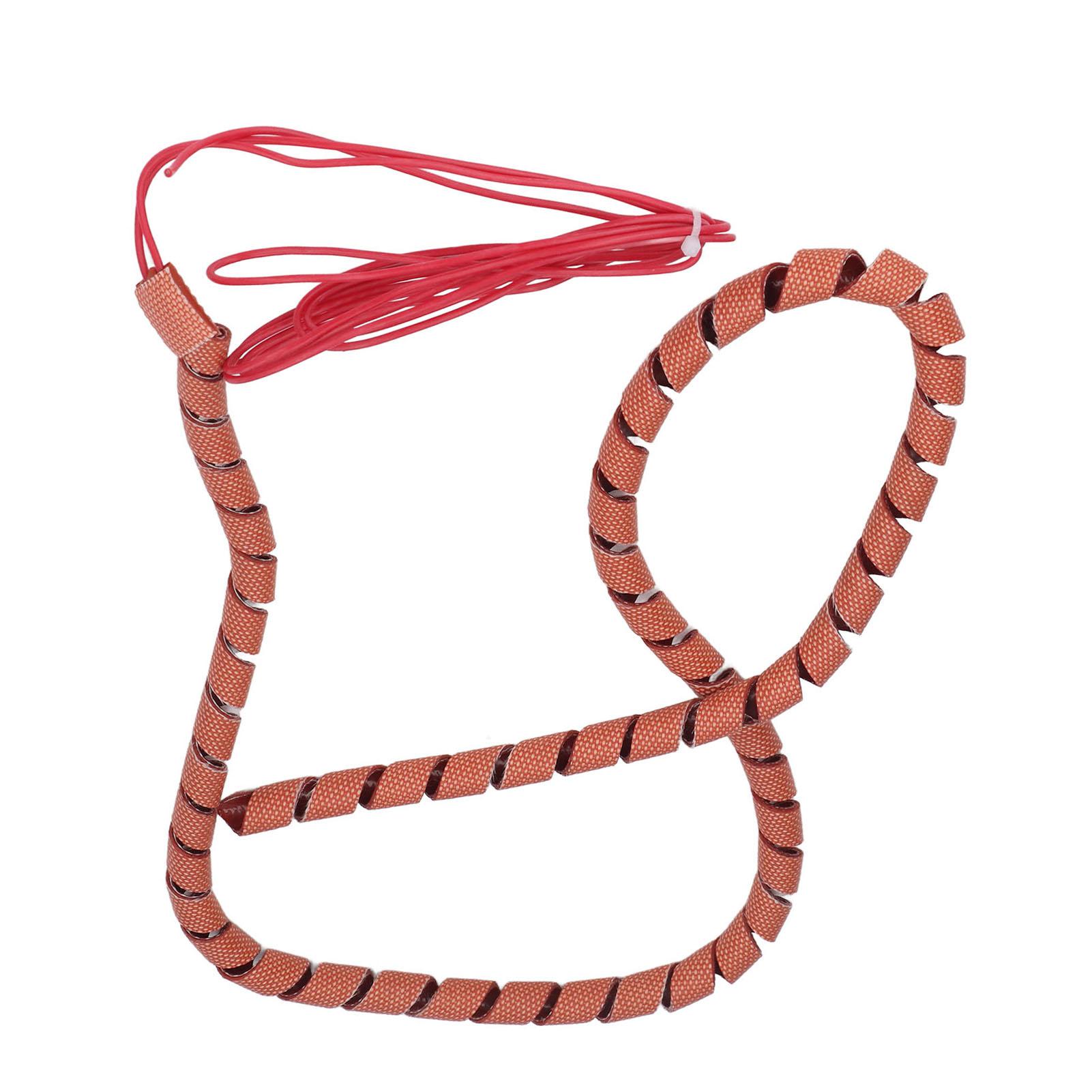 

Спиральная силиконовая нагревательная лента для труб, греющий кабель для защиты от замерзания, 220В 70Вт 8mm(0.31in) External Diameter