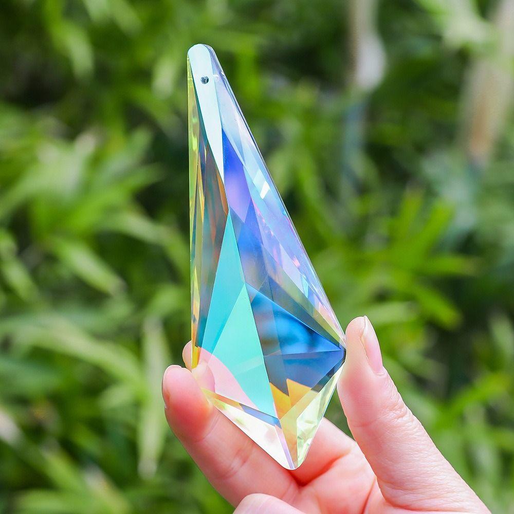 Glass Prism Sunshine Catcher Colorful Rainbow Maker Creative Home Decor  for Garden Window