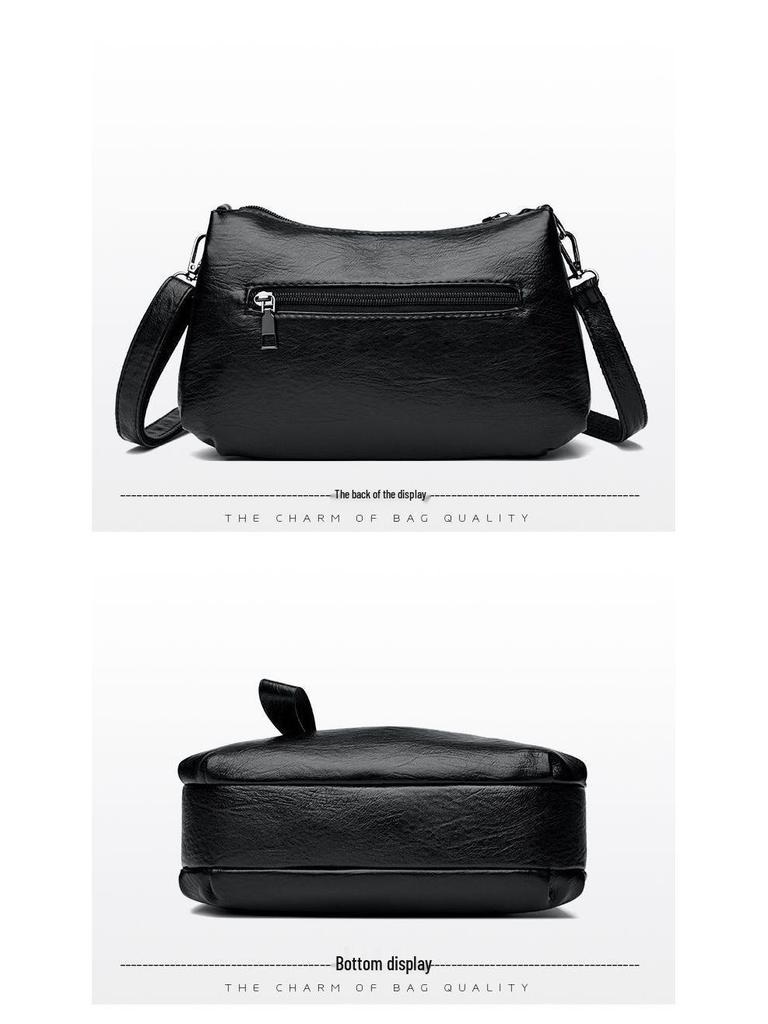 Elegancka Wszechstronna Skórzana Torba Crossbody dla Pań