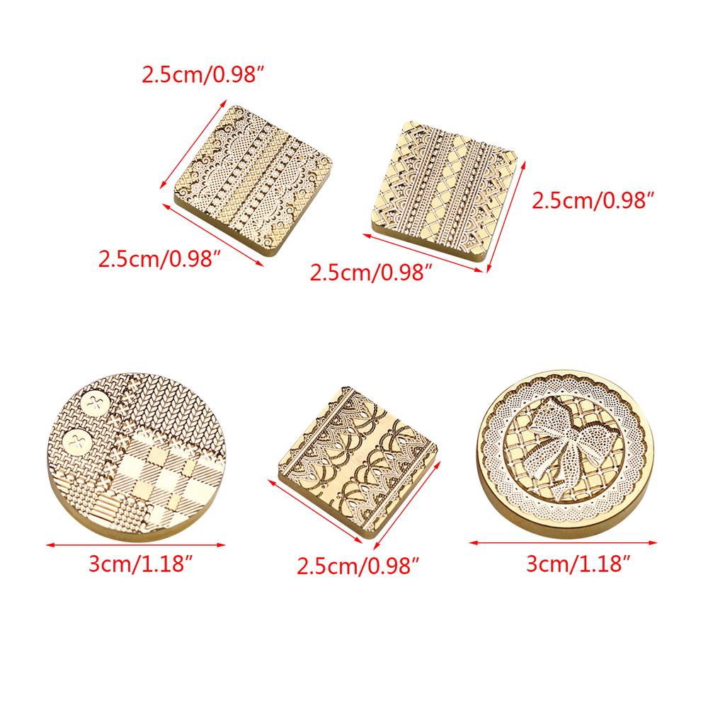Lace Series Wax Stamp DIY Handicraft Practical Tool Artifact Supplies for Children Adult DIY Crafts Household Supplies