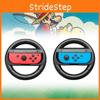 Set 2 Of Nintendo Switch Joy Con Wheel Controllers Gamepad Mario Kart Racing