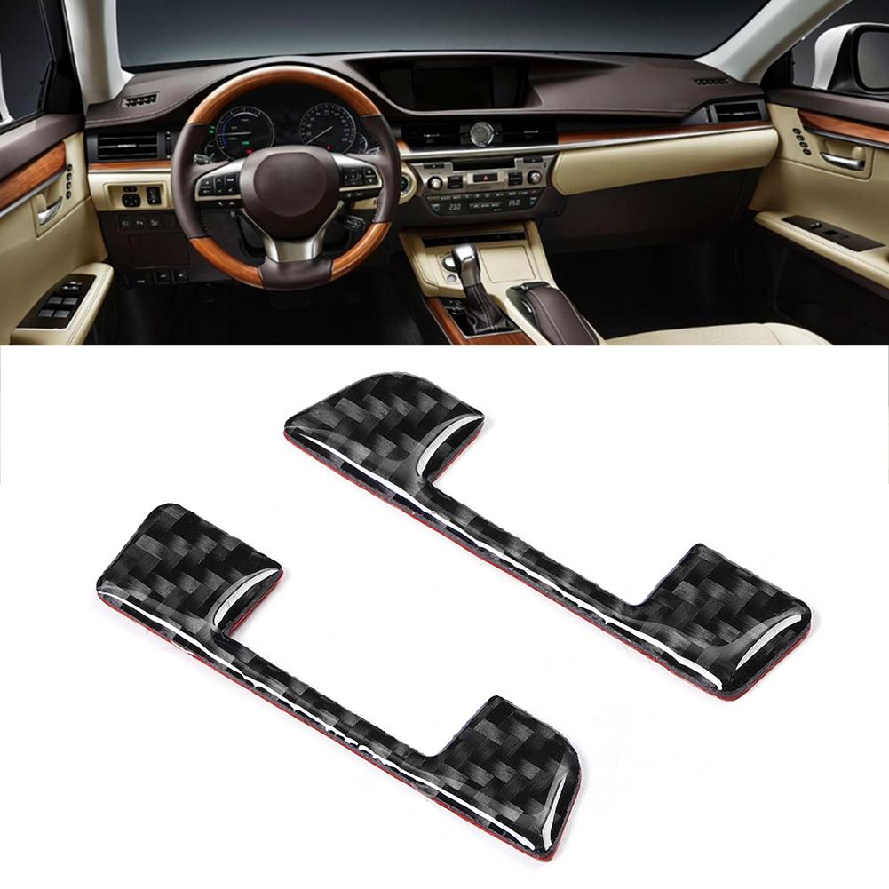2pcs Carbon Fiber Left Right Vent Panel Cover Trim Decoration Fits for Lexus NX 200 200t 300h 14 19