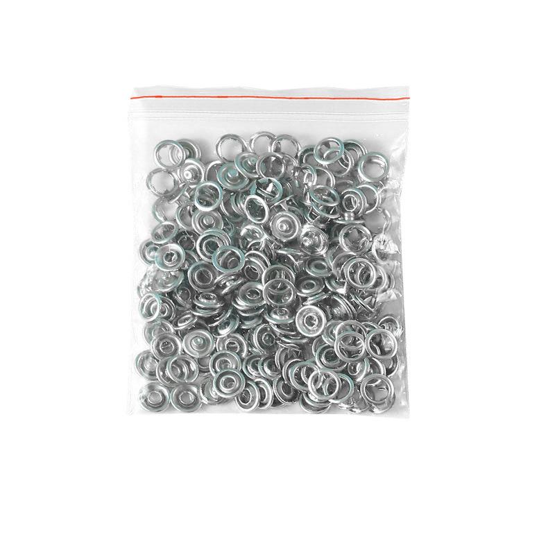 

Набор из пяти застежек-пуговиц, швейная застежка для детей и малышей, инструмент для установки застежек-молний с четырьмя зубцами 50 sets of buttons #C135M #