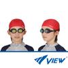 View V722JMR Made In Swimming Goggles for Elementary School Students V722JMR BKY BKY, Japan, (Ages 6-12), Antibacterial, Mirrored, Anti-Fog,