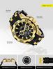 Invicta 22340 Quartz Casual Watch with Stainless Steel and Silicone Black "Pro Diver" Men's Finish