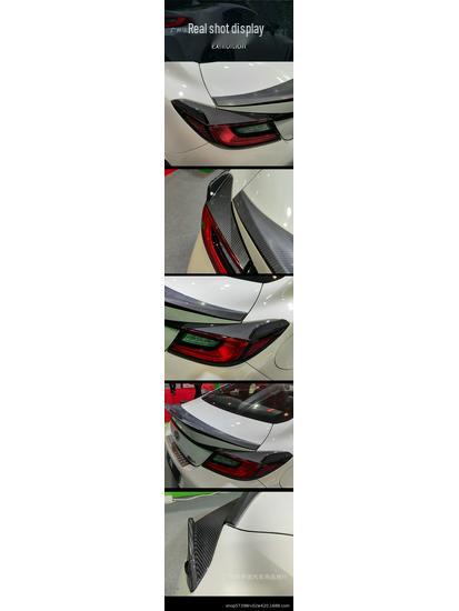 Dry Carbon Fiber Taillight Decoration for 22 Subaru BRZ & Toyota 86 Models - Wind Blade Style, Easy Installation