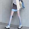 Summer Slim Fit Footed Thin Pantyhose Women Contrast Color Lolita Stockings Amp Hosiery Gradient Colour Sexy Stylish Cute Tights