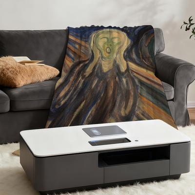 Kunstdecke Überwurf Angst Super Kuschelig Plüsch Wohnzimmer Knabber Sofa Couch Edvard Kindliche Geburtstagsgeschenke