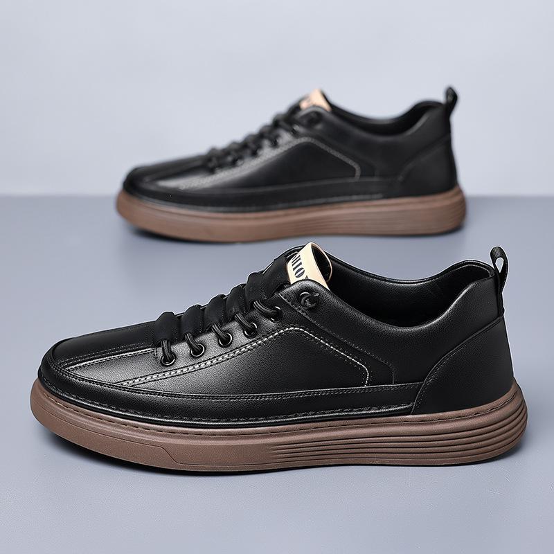 Fashion Breathable Sports Shoes Men 2024 Spring Autumn New Designer Leather Sneakers Male  Fashion Casual Designer Zapatos De Hombre