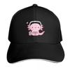 Cute Axolotl Playing Video Games Gamer Funny Baseball Cap New In The Hat Rave Luxury Cap Custom Hat Womens Beach Visor Unisexs