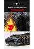 Men's Waterproof High-Top Snow Boots, Plus Velvet Lining, Non-Slip, Warm Plush, Winter Outdoor Casual Cotton Shoes