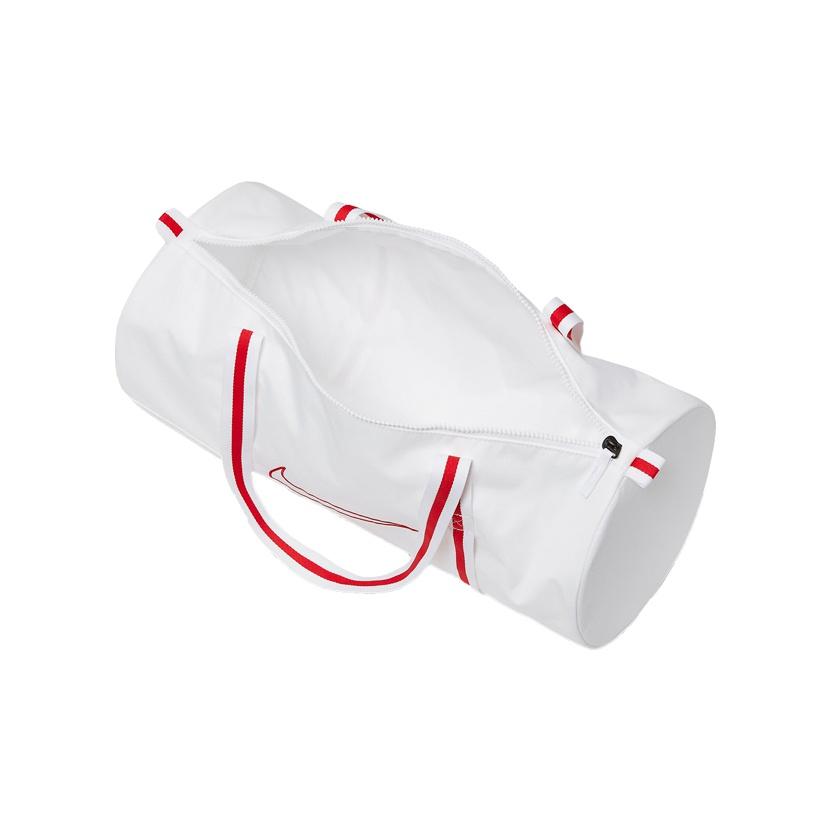 Nike Heritage Basketball Polyester Travel Gym Bag Unisex bags White Red CK4973-100