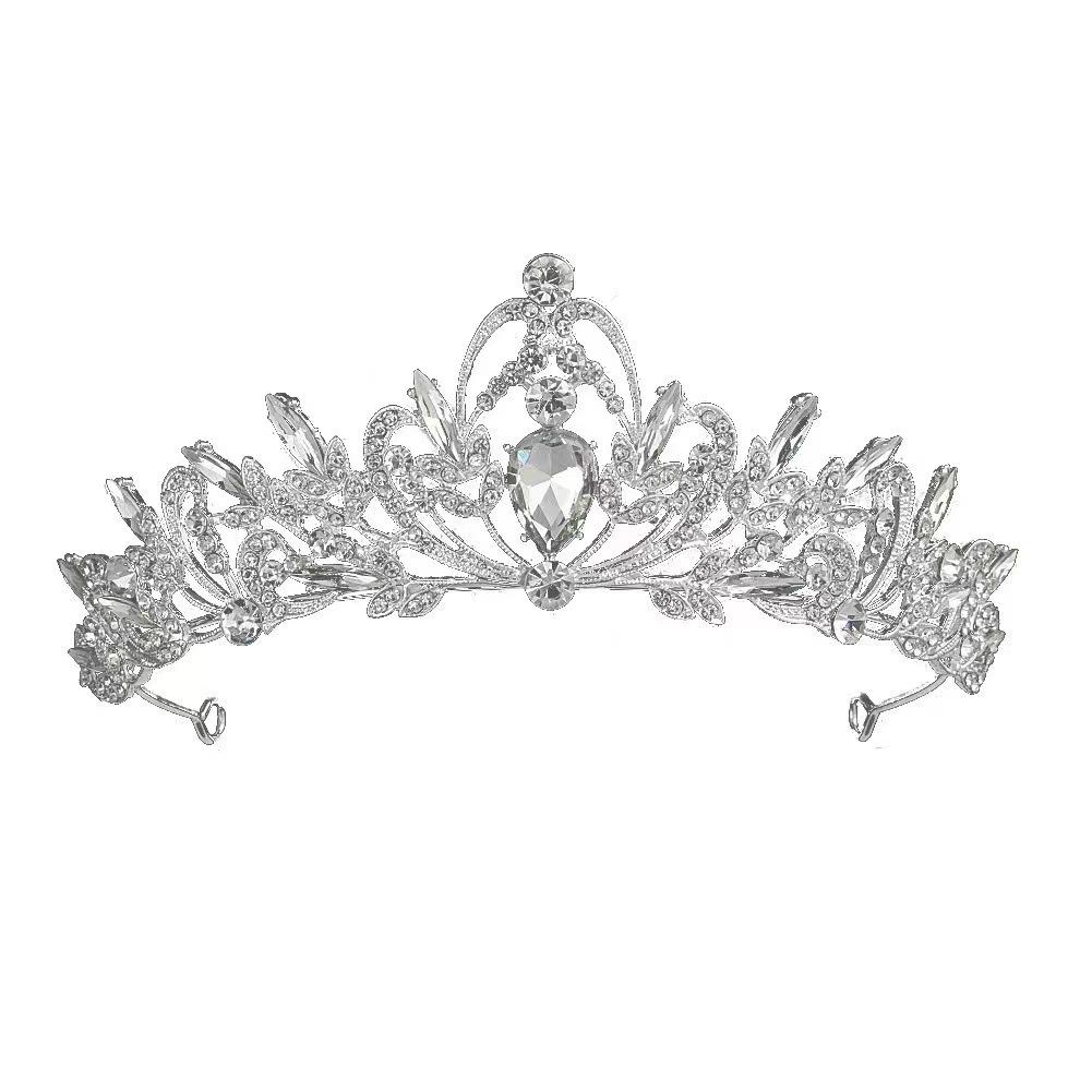 Couronne serre-tête en alliage photo couronne serre-tête coiffure de mariée accessoires de cheveux de mariage couronne de cheveux de fête d'anniversaire