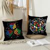 Fashion R-Rubik's C-Cube Pillow Case Office Cushions Suitable For Sofa Car Bedroom Decorative Cushion Cover