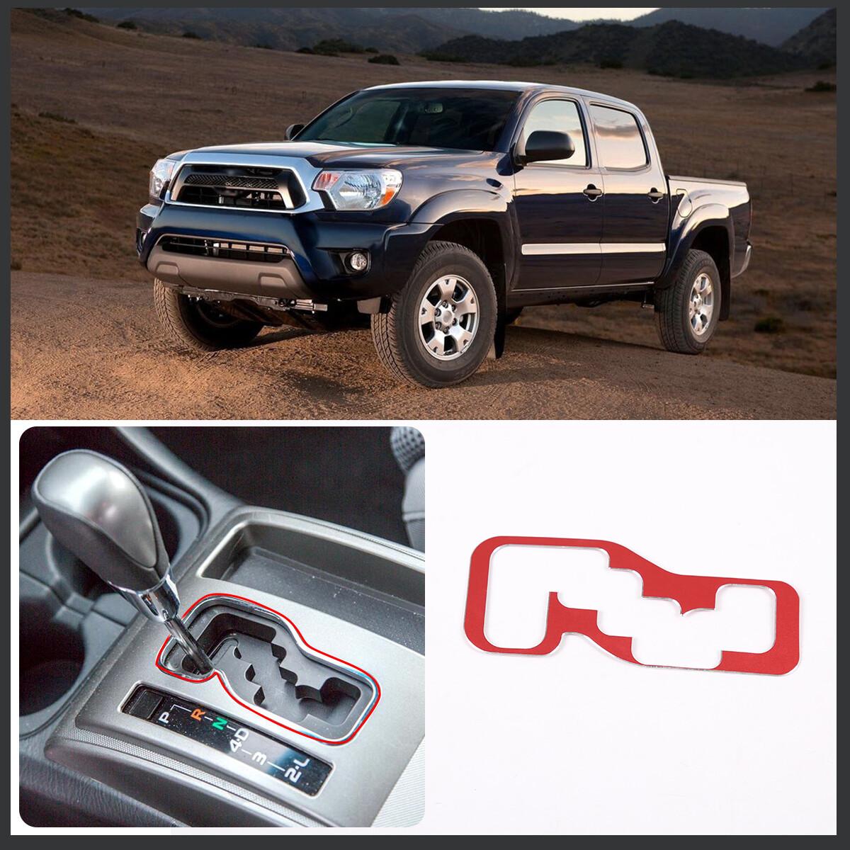Красная Алюминиевая Панель Крышки Рычага Переключения Передач для Toyota Tacoma 2011-2014