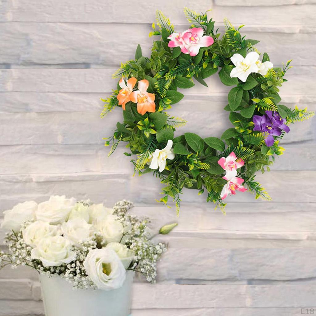 Artificial Hanging Door Wreath Lavender Flower Garland