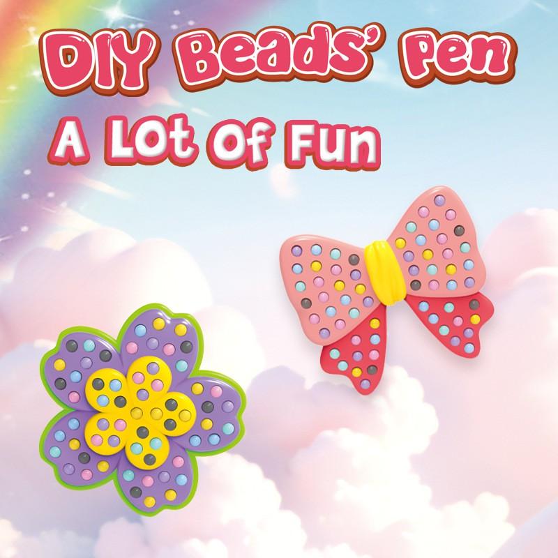 DIY Bead Pen Craft Kit Kids - Princess-Themed Sticker Art Set With 5 Or 10 Soft Silicone Templates Educational Handmade Toy