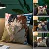 H-Horimiya Anime Pillow Case Plush Fabric Soft Pillowcase Double Sided Print Sofa Cushion Cover Throw
