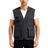 Men’s Outdoor Fishing Vest, Lightweight Sleeveless Utility Cargo Jacket For Hiking Hunting