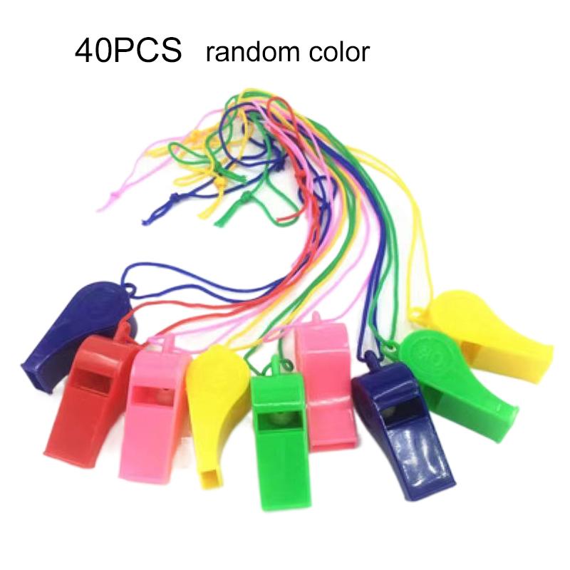 Colorful Cheerleading Whistles Plastic Essential for Team Sports Judge Whistle Competition Cheerleading Cheering Props TMZ