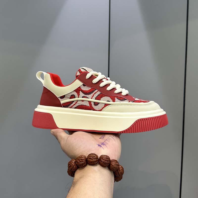 

Tide shoes spring casual board shoes cloth surface breathable thick sole comfortable sports Korean ysd 38
