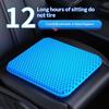 Summer Gel Seat Cushion, Thick Honeycomb Ice Cooling Pad for Pressure Pain Relief, Breathable Car Seat Office Chair Cooling Sitting Mat