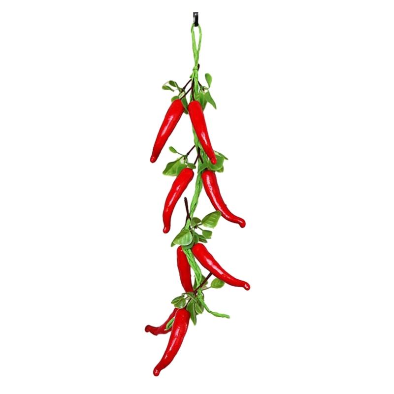 Artificial Vegetable Fruit String Vine for Home Wedding Garden Decoration Hanging Garlands Wall
