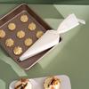 22-Inch Large Piping Bag Set Reusable Coated Fabric Piping Bags for Cake and Dessert Decorating White 3PCS