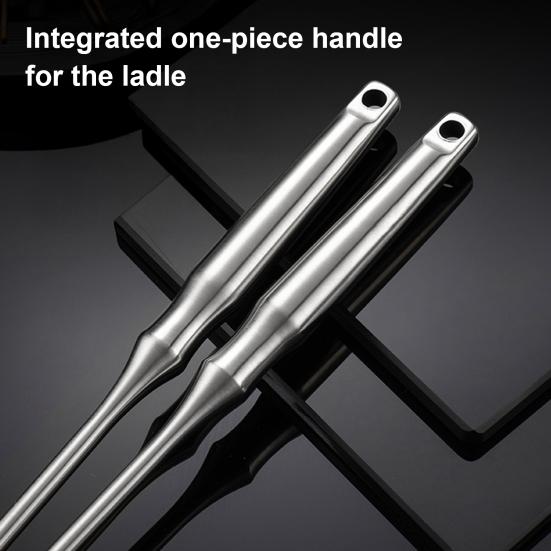 Stainless Steel Spider Strainer Skimmer Long-Handled Mesh Oil Strainer Spoon for Deep Frying Pasta & Hot Pot Rust-Resistant Kitchen Cooking Spoon