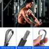2 Pcs Black Pull Down Gym Cable Extension with 2pcs Carabiners