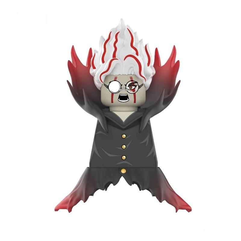 Odvážný Párty Stavební Blok Manga Obklopující Mužského Hrdinu Ekarlen Takakura Kenovy Hledající Vejce Figurky Sestavitelná Hračka Muž 17