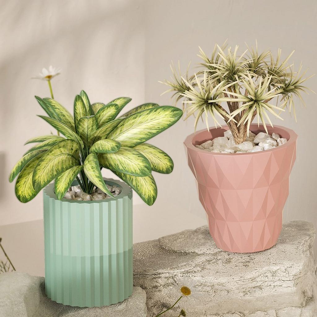Creative Silicone Vase Planter Mold Practical Planter and Flower Holders Crafting Resin Mold for Garden Enthusiasts
