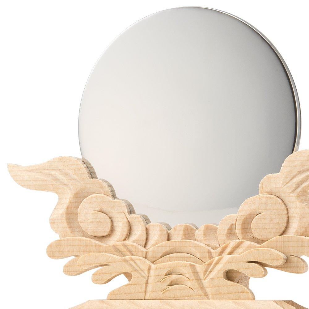 Buddhist Altar Store Takita Shoten Divine Mirror Metal Dimensions Mirror Diameter X Height 12cm Shinto Altar Sacred Essential Tool for Offerings In