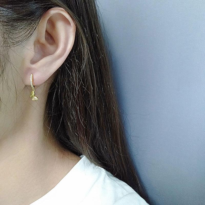Lindon Copper Alloy Zircon Earrings Drop Earrings For Women Wedding Party Gifts