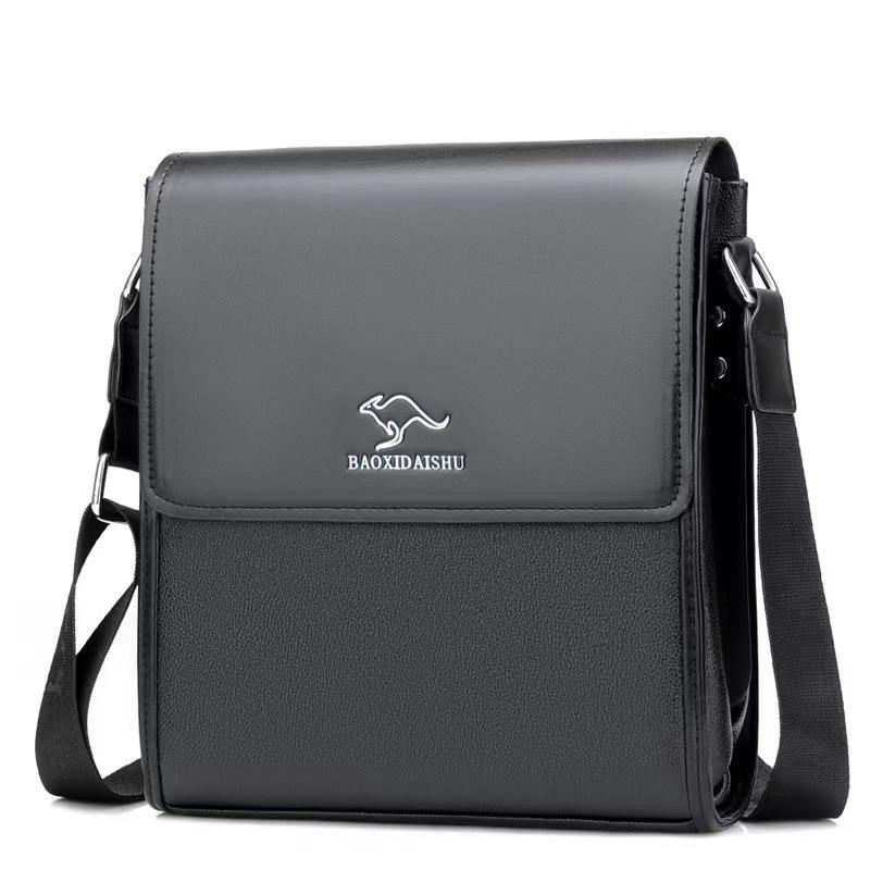 Sac bandoulière pour homme en cuir PU - Affaires Décontracté, Élégant, Polyvalent et Léger de Luxe pour le Voyage