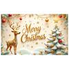 Christmas Tree Display Festive Gold Holiday Background Festive Background Holiday Decorative Reindeer Banner For New Year Party