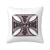 West Coast Iron Cross Choppers  Square Pillowcase Cushion Cover Pillow Case Throw Pillow Cover for Home Sofa Living Room