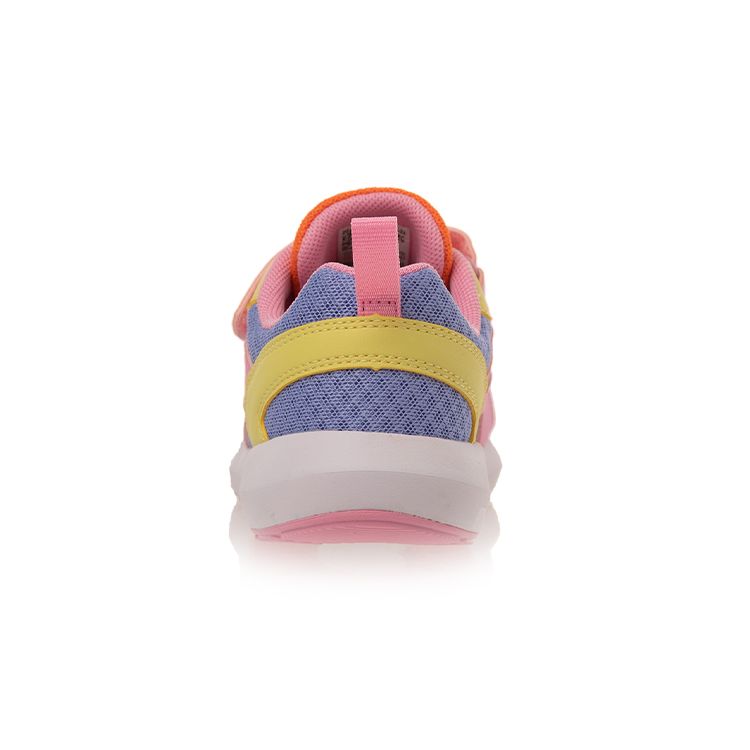 Li Ning Sports Lifestyle Series Non-Slip Wear-Resistant Casual Shoes Kids Sneakers Pink Blue YKAP148-32