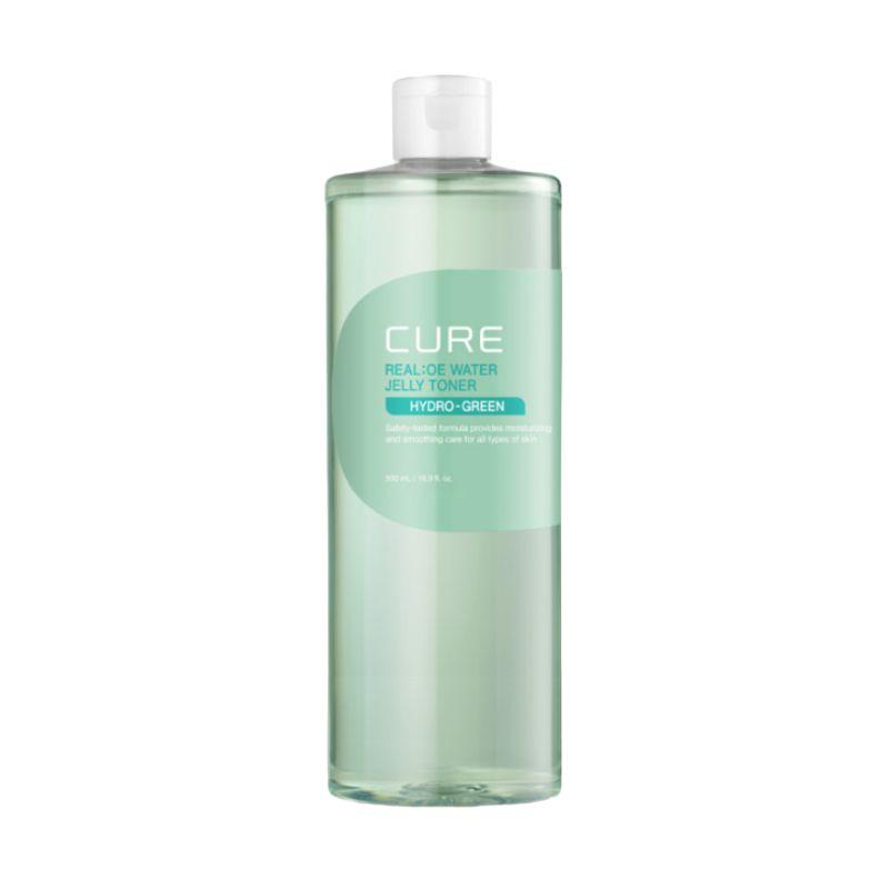 [KIM JEONG MOON ALOE] Cure Aloe Water Jelly Toner (500ml) – Jumbo Size Hydrating & Calming Jelly-to-Water Toner
