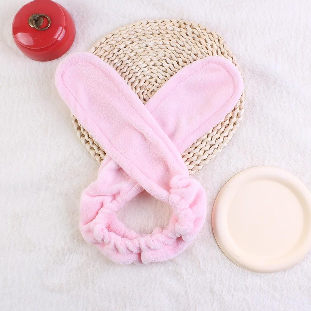 Like Rabbit Ears Plush Curling Iron Waves and Curls Curling Headband Heatless Hair Curlers  Girls светло-розовый